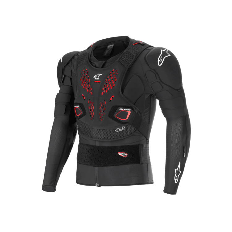 GIACCA MOTO ALPINESTARS BIONIC PRO V3 PLASMA PROTECTION JACKET BLACK RED WHITE | ALPINESTARS