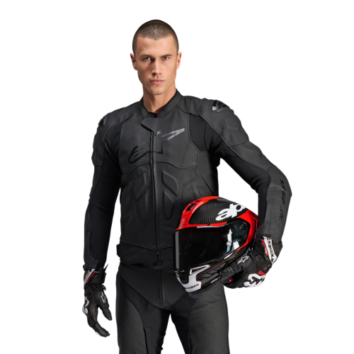 GIACCA MOTO ALPINESTARS DUSK LEATHER JACKET BLACK | ALPINESTARS