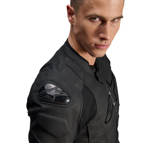 GIACCA MOTO ALPINESTARS DUSK LEATHER JACKET BLACK | ALPINESTARS