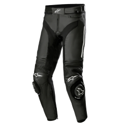 PANTALONI MOTO ALPINESTARS MISSILE V3 LEATHER PANTS BLACK | ALPINESTARS