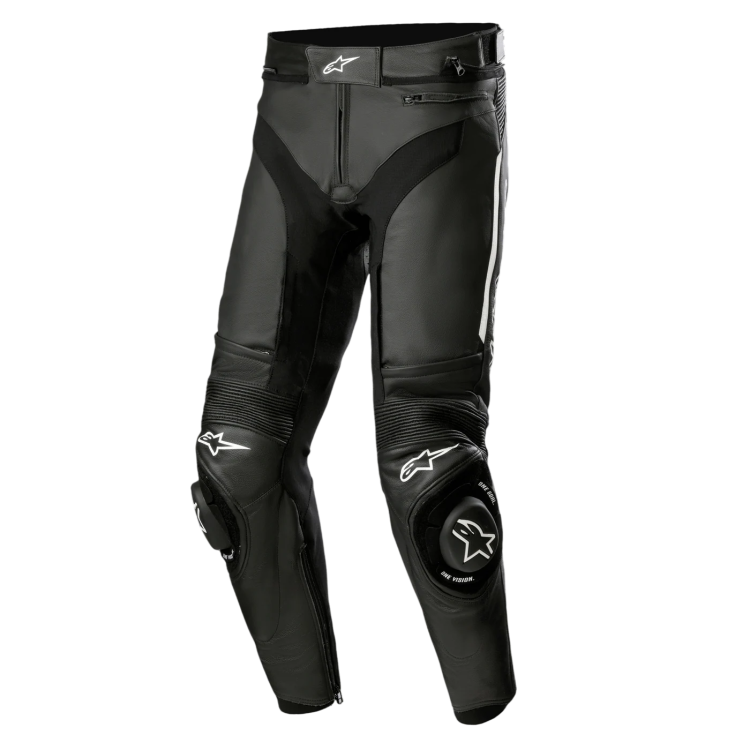 PANTALONI MOTO ALPINESTARS MISSILE V3 LEATHER PANTS BLACK | ALPINESTARS