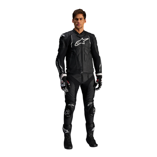 PANTALONI MOTO ALPINESTARS MISSILE V3 LEATHER PANTS BLACK | ALPINESTARS
