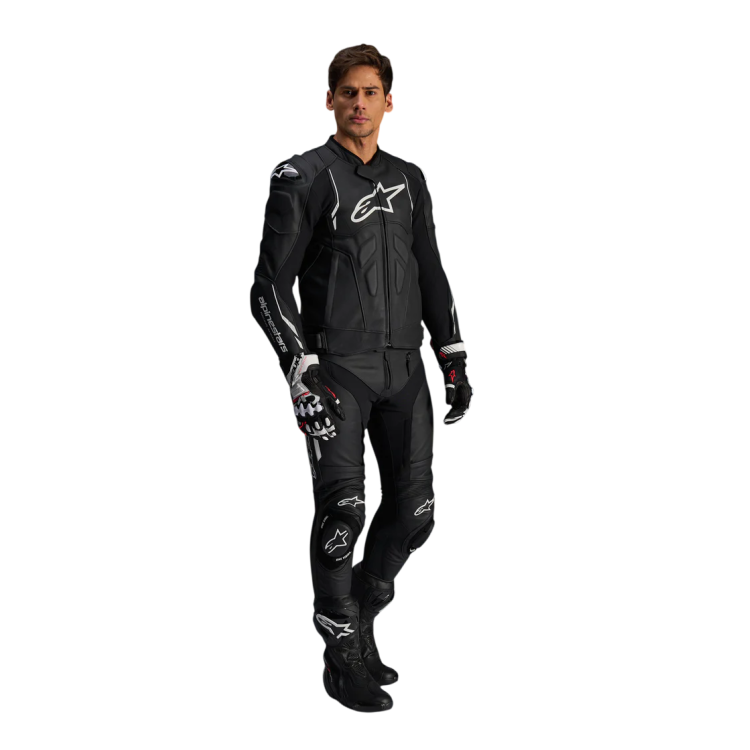 PANTALONI MOTO ALPINESTARS MISSILE V3 LEATHER PANTS BLACK | ALPINESTARS