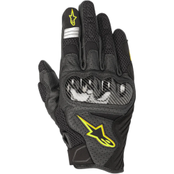 GUANTI MOTO ALPINESTARS SMX-1 AIR V2 GLOVES BLACK YELLOW FLUO | ALPINESTARS