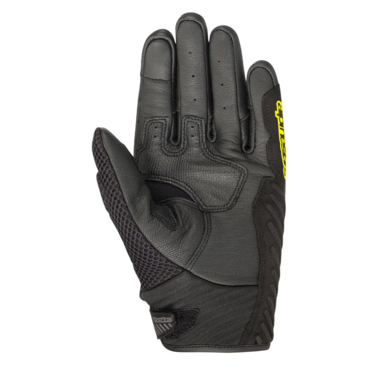 GUANTI MOTO ALPINESTARS SMX-1 AIR V2 GLOVES BLACK YELLOW FLUO | ALPINESTARS
