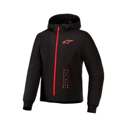 ABBIGLIAMENTO ALPINESTARS RADIUM TECH HOODIE BLK BRGHT RED | ALPINESTARS