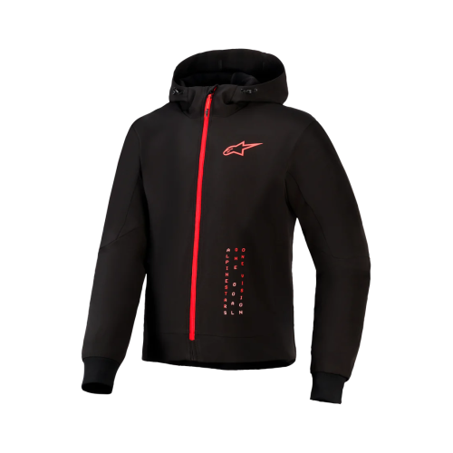 ABBIGLIAMENTO ALPINESTARS RADIUM TECH HOODIE BLK BRGHT RED | ALPINESTARS