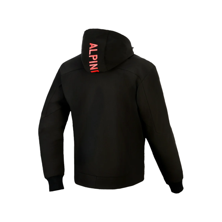 ABBIGLIAMENTO ALPINESTARS RADIUM TECH HOODIE BLK BRGHT RED | ALPINESTARS