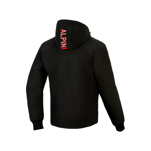 ABBIGLIAMENTO ALPINESTARS RADIUM TECH HOODIE BLK BRGHT RED | ALPINESTARS