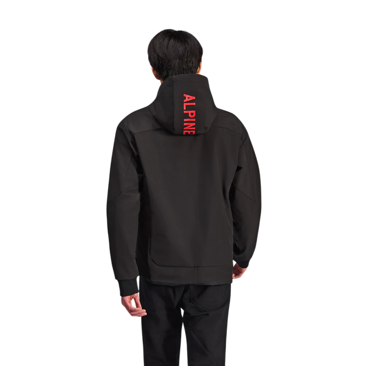 ABBIGLIAMENTO ALPINESTARS RADIUM TECH HOODIE BLK BRGHT RED | ALPINESTARS
