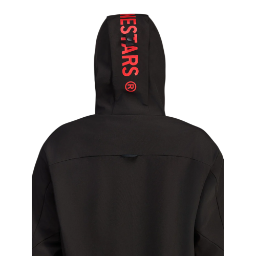 ABBIGLIAMENTO ALPINESTARS RADIUM TECH HOODIE BLK BRGHT RED | ALPINESTARS