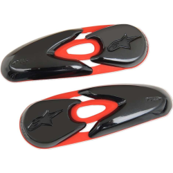 ACCESSORI MOTO ALPINESTARS SMX TOE SLIDER RED BLACK | ALPINESTARS