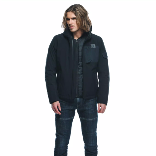 GIACCA IMPERMEABILE CORSO ABSØLUTESHELL PRO JACKET BLACK | DAINESE