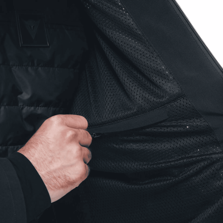 GIACCA IMPERMEABILE CORSO ABSØLUTESHELL PRO JACKET BLACK | DAINESE