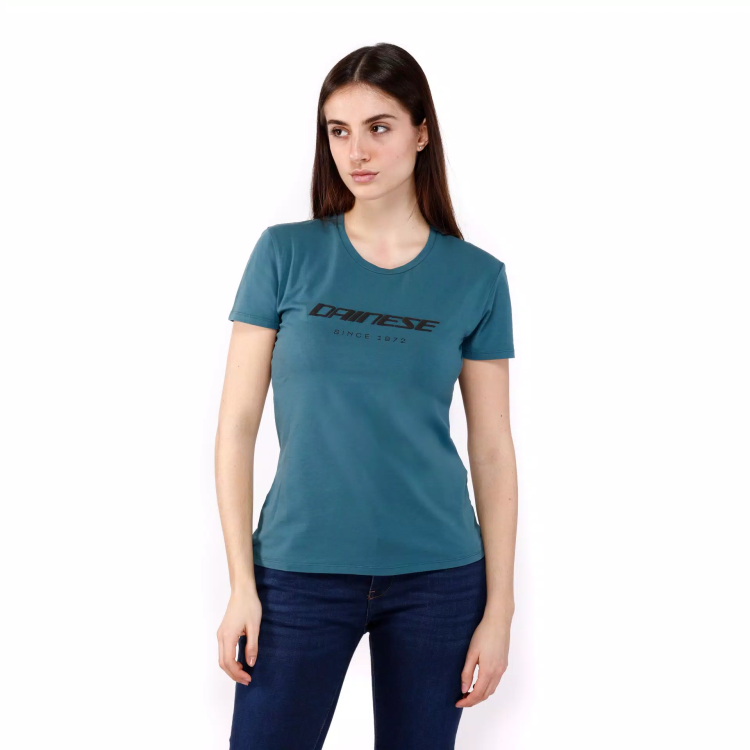 T-SHIRT ESSENCE WORDMARK T-SHIRT WMN TRANSFORMATIVE TEAL | DAINESE