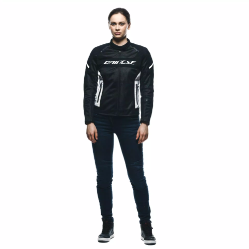 GIACCA TESSUTO AIR FRAME 3 TEX JACKET WMN BLACK WHITE WHITE | DAINESE