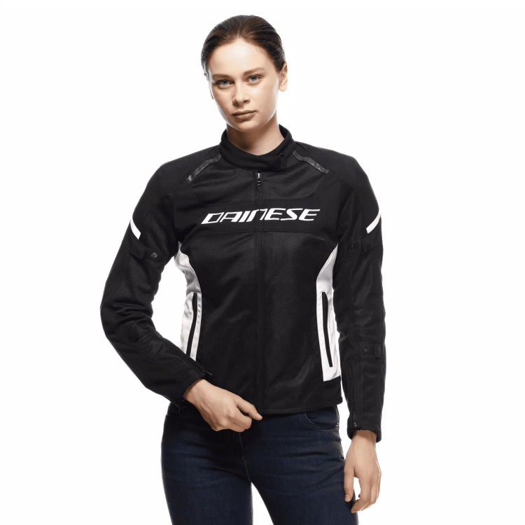 GIACCA TESSUTO AIR FRAME 3 TEX JACKET WMN BLACK WHITE WHITE | DAINESE