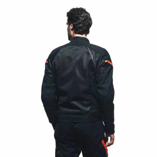 GIACCA TESSUTO AIR FRAME 3 TEX JACKET BLACK BLACK RED-FLUO | DAINESE