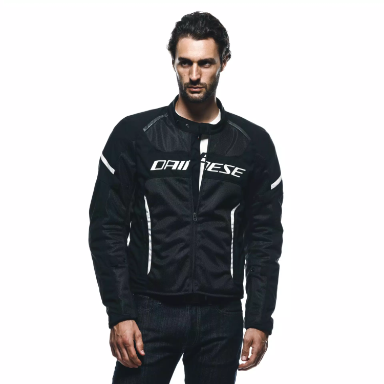 GIACCA TESSUTO AIR FRAME 3 TEX JACKET BLACK BLACK WHITE | DAINESE