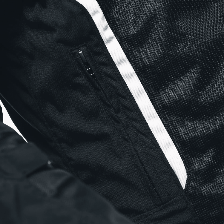 GIACCA TESSUTO AIR FRAME 3 TEX JACKET BLACK BLACK WHITE | DAINESE