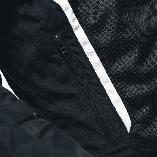 GIACCA TESSUTO AIR FRAME 3 TEX JACKET BLACK BLACK WHITE | DAINESE