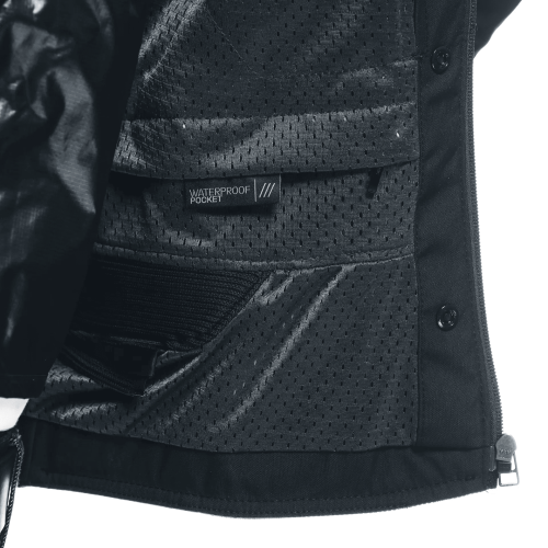 GIACCA TESSUTO AIR FRAME 3 TEX JACKET BLACK BLACK WHITE | DAINESE