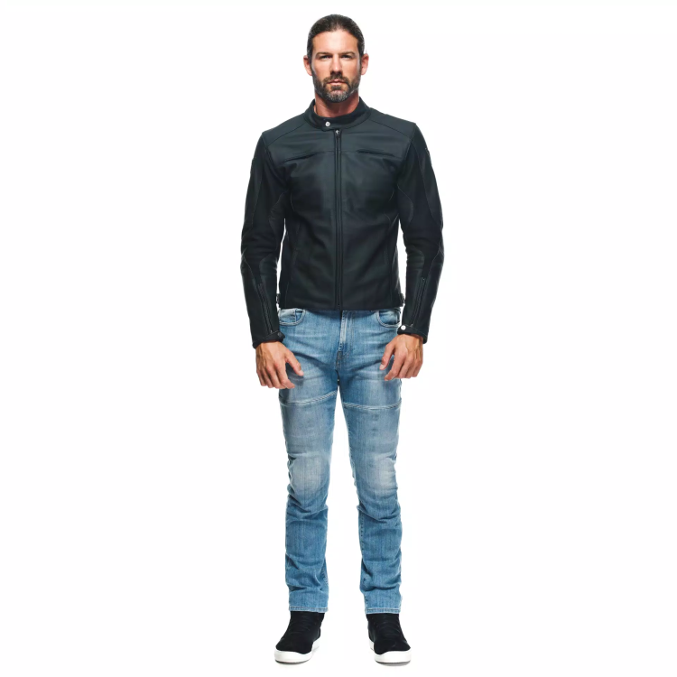 GIACCA IN PELLE RAZON 2 LEATHER JACKET BLACK | DAINESE