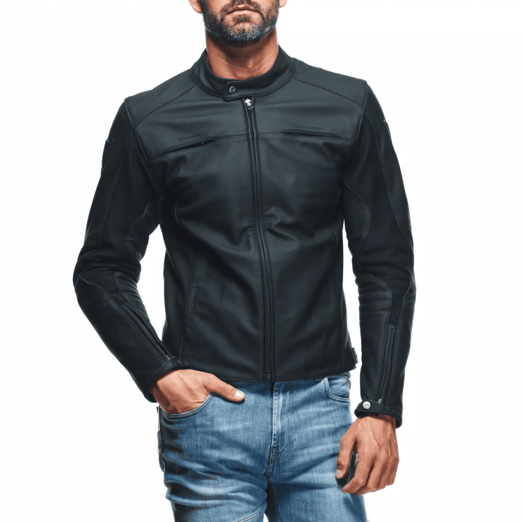 GIACCA IN PELLE RAZON 2 LEATHER JACKET BLACK | DAINESE