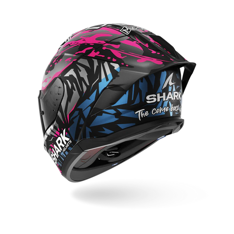 CASCO INTEGRALE SKWAL CUP REPLICA REDDING MAT BLACK VIOLET BLUE | SHARK