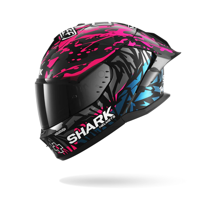 CASCO INTEGRALE SKWAL CUP REPLICA REDDING MAT BLACK VIOLET BLUE | SHARK