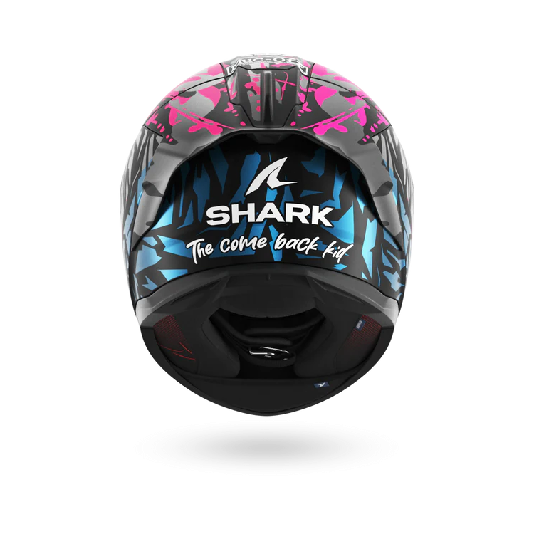 CASCO INTEGRALE SKWAL CUP REPLICA REDDING MAT BLACK VIOLET BLUE | SHARK
