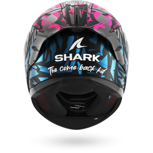 CASCO INTEGRALE SKWAL CUP REPLICA REDDING MAT BLACK VIOLET BLUE | SHARK