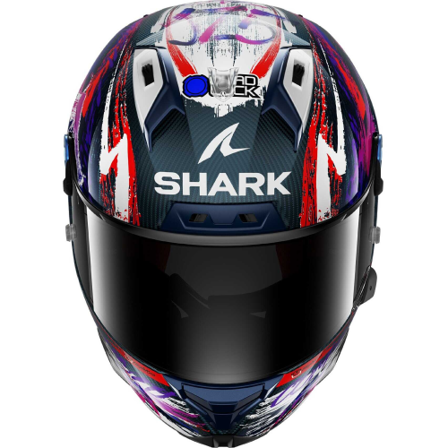 CASCO INTEGRALE AERON-GP FIM RACING REPLICA ZARCO SIGNATURE CARBON WHITE | SHARK