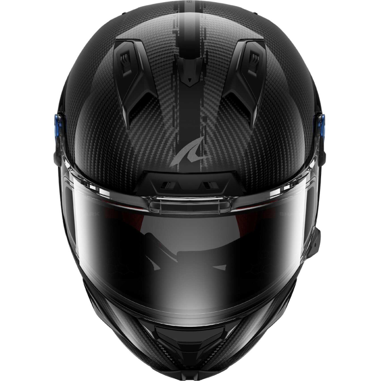 CASCO INTEGRALE AERON-GP FIM RACING FULL CARBON CARBON BLACK CARBON | SHARK