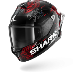 CASCO INTEGRALE SKWAL CUP SPEED-VIB BLACK RED SILVER | SHARK