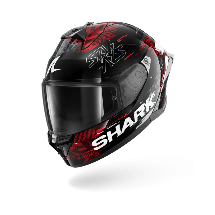 CASCO INTEGRALE SKWAL CUP SPEED-VIB BLACK RED SILVER | SHARK