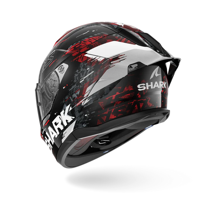 CASCO INTEGRALE SKWAL CUP SPEED-VIB BLACK RED SILVER | SHARK