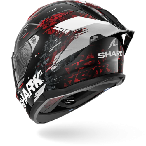 CASCO INTEGRALE SKWAL CUP SPEED-VIB BLACK RED SILVER | SHARK
