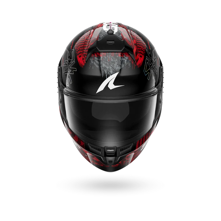 CASCO INTEGRALE SKWAL CUP SPEED-VIB BLACK RED SILVER | SHARK