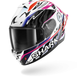 CASCO INTEGRALE SKWAL CUP SPEED-FANCY WHITE BLACK ORANGE | SHARK