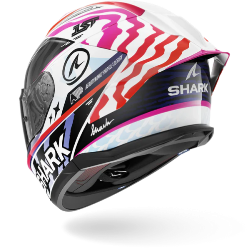 CASCO INTEGRALE SKWAL CUP SPEED-FANCY WHITE BLACK ORANGE | SHARK