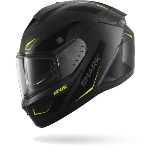 CASCO INTEGRALE RIDILL 2 MEKARIUM MAT ANTHRACITE ANTHRACITE YELLOW | SHARK