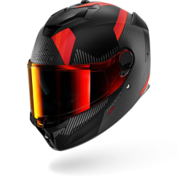 CASCO INTEGRALE SPARTAN GT PRO DOKHTA CARBON MAT CARBON ORANGE ANTHRACITE | SHARK
