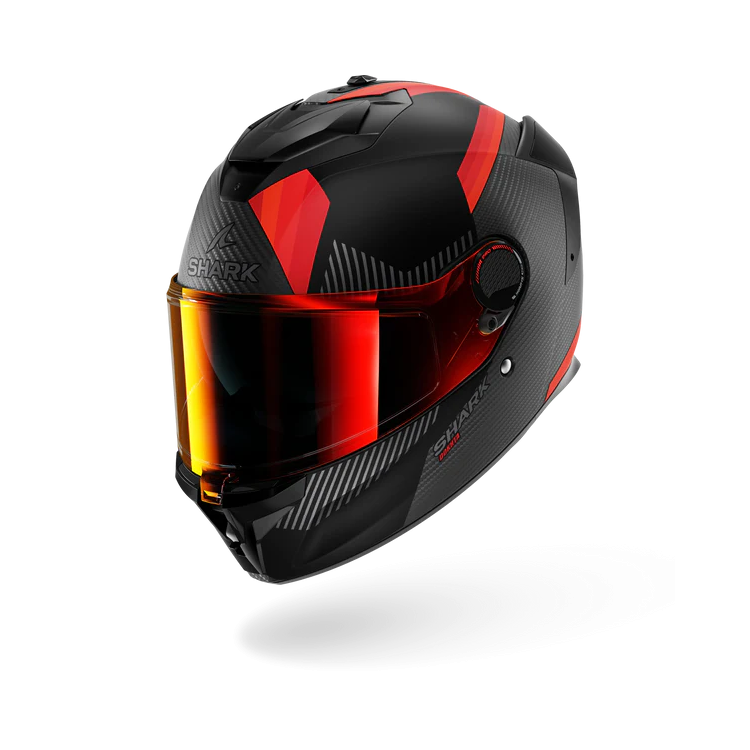 CASCO INTEGRALE SPARTAN GT PRO DOKHTA CARBON MAT CARBON ORANGE ANTHRACITE | SHARK