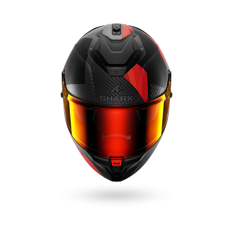 CASCO INTEGRALE SPARTAN GT PRO DOKHTA CARBON MAT CARBON ORANGE ANTHRACITE | SHARK