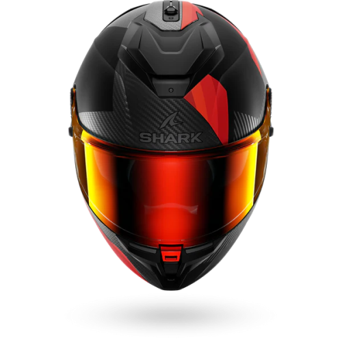 CASCO INTEGRALE SPARTAN GT PRO DOKHTA CARBON MAT CARBON ORANGE ANTHRACITE | SHARK