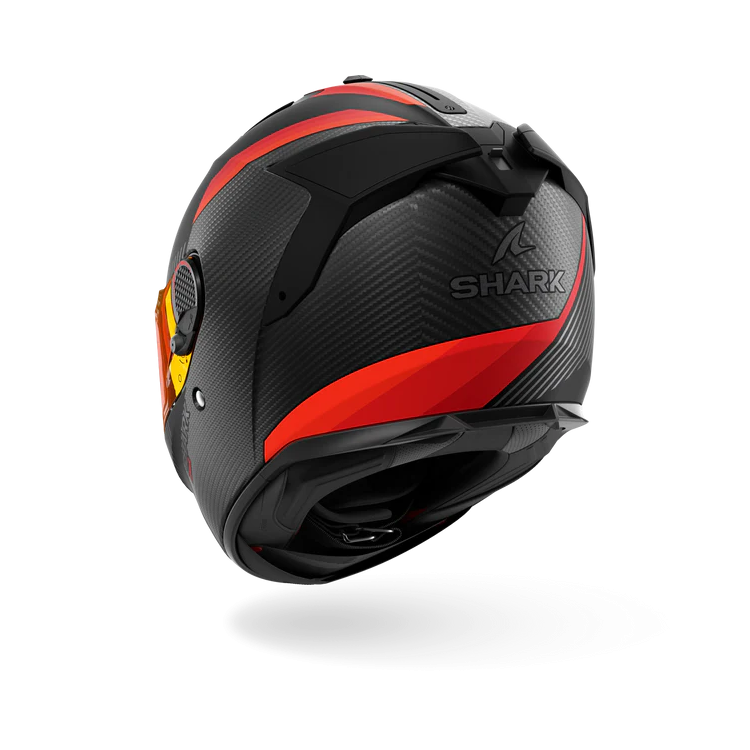 CASCO INTEGRALE SPARTAN GT PRO DOKHTA CARBON MAT CARBON ORANGE ANTHRACITE | SHARK