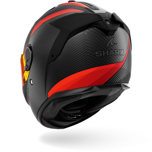 CASCO INTEGRALE SPARTAN GT PRO DOKHTA CARBON MAT CARBON ORANGE ANTHRACITE | SHARK