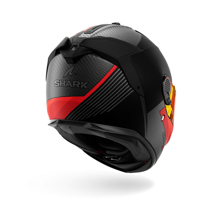 CASCO INTEGRALE SPARTAN GT PRO DOKHTA CARBON MAT CARBON ORANGE ANTHRACITE | SHARK