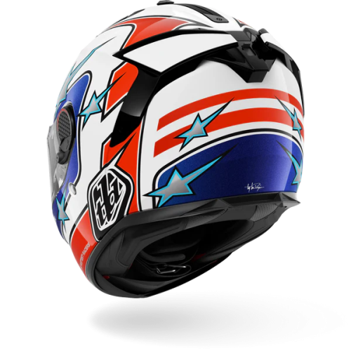 CASCO INTEGRALE SPARTAN GT PRO FLAGSTAFF WHITE RED BLUE | SHARK